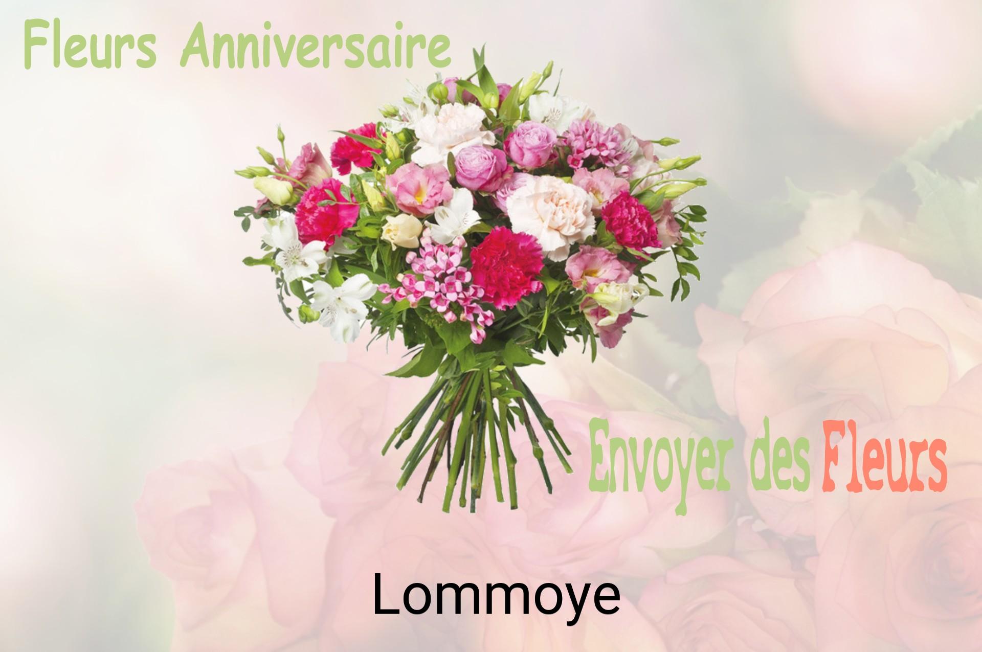 Bouquet de fleurs d’anniversaire livré à Lommoye